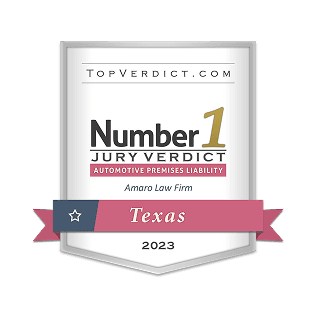 Number 1 Automotive Premises Liability Law Firm Badge